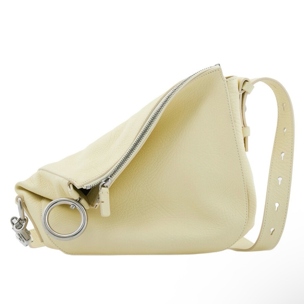 Burberry Sherbet Knight Leather Shoulder Bag